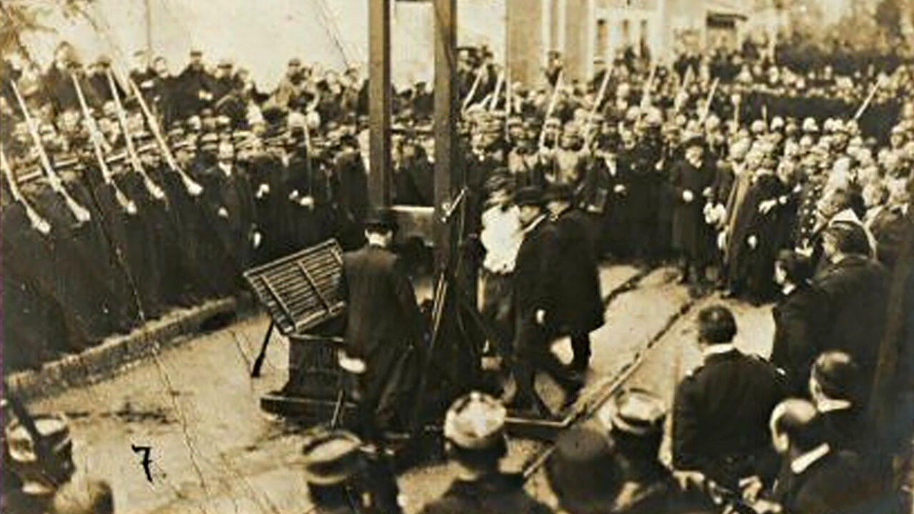 100 jaar geleden De laatste onthoofding in België VRT NWS