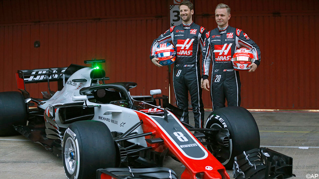 Haas behoudt Grosjean en Magnussen als F1rijders in 2019 sporza