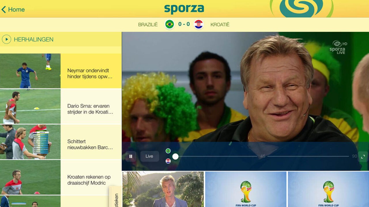 Strafschop? Bekijk het vanuit alle hoeken in de Sporza App ...