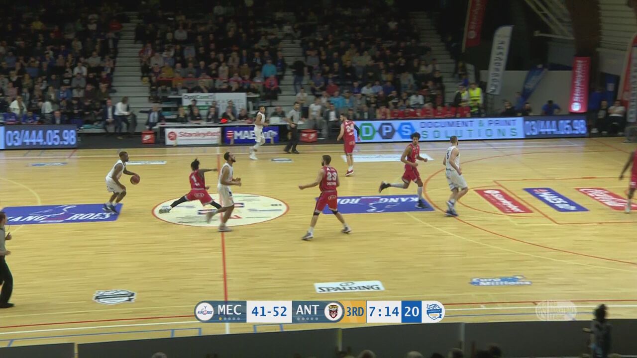 Verslag van de basketbalderby Kangoeroes Mechelen Antwerp Giants sporza