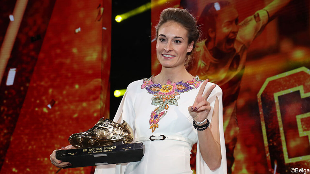 Wullaert wint voor 2e keer de Gouden Schoen bij de vrouwen | vrouwenvoetbal sporza