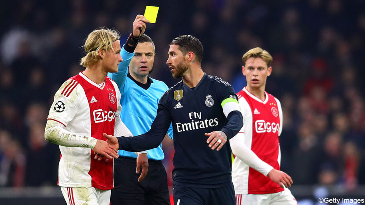 Gele kaart van Sergio Ramos tegen Ajax krijgt nog een staartje