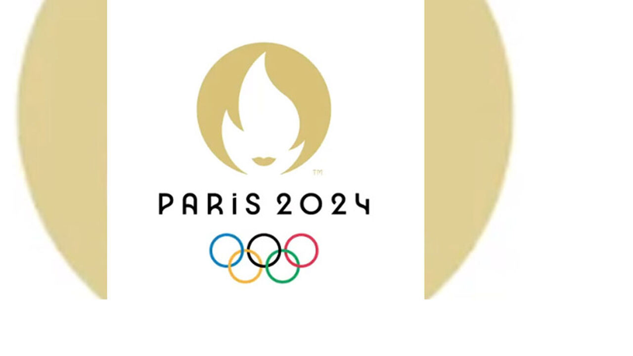 Dit is het logo van de Olympische Spelen in Parijs 2024 sporza