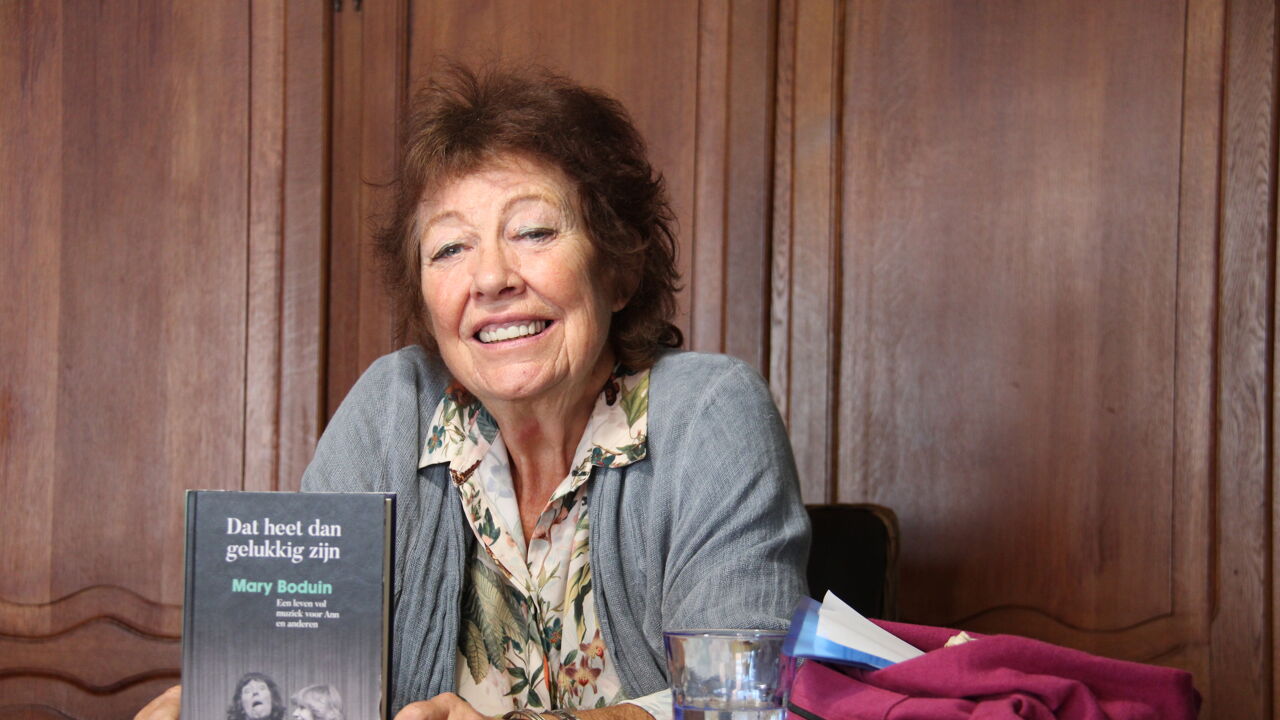 Tekstschrijfster Mary Boduin heeft memoires "Dat heet dan gelukkig zijn