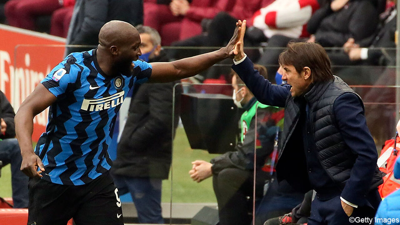 Romelu Lukaku di Antonio Conte Romelu Lukaku di Antonio Conte