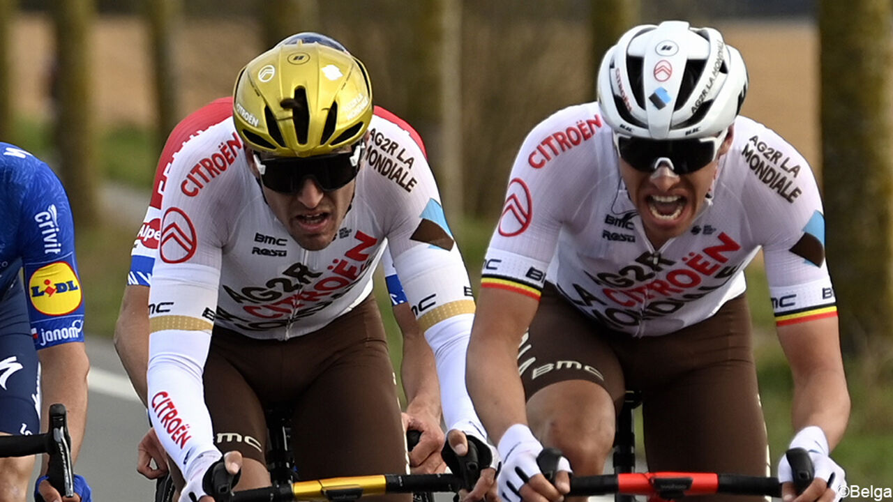Greg Van Avermaet en Oliver Naesen.