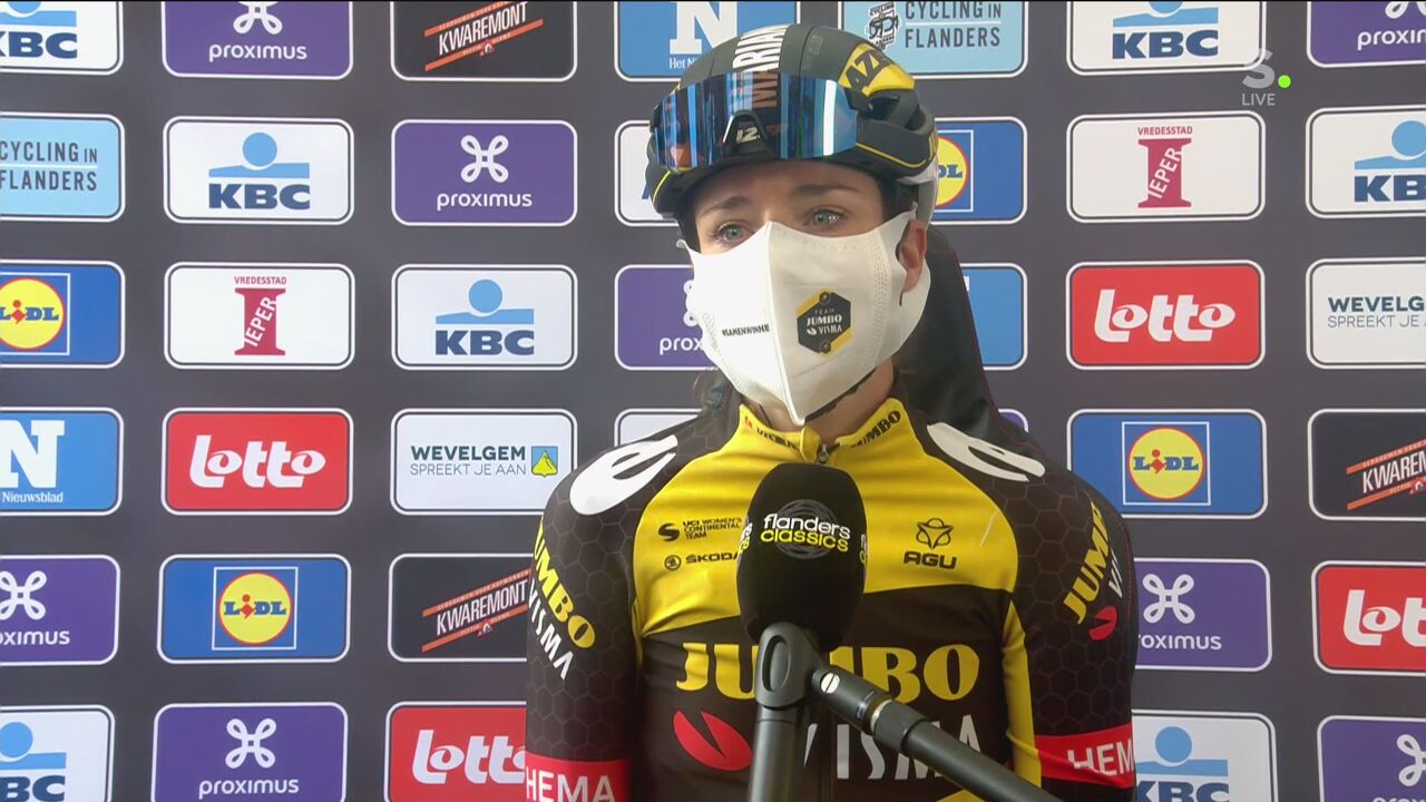 Vos: "Ik moet het nog even laten bezinken" | Gent-Wevelgem (vrouwen