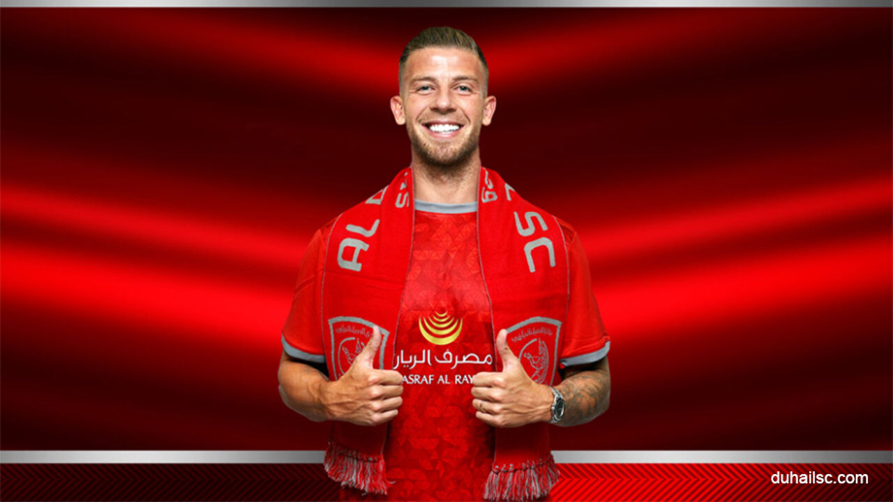 Alderworld radiates when he moves to Al Duhail. Toby Aldwirld in Al Duhail