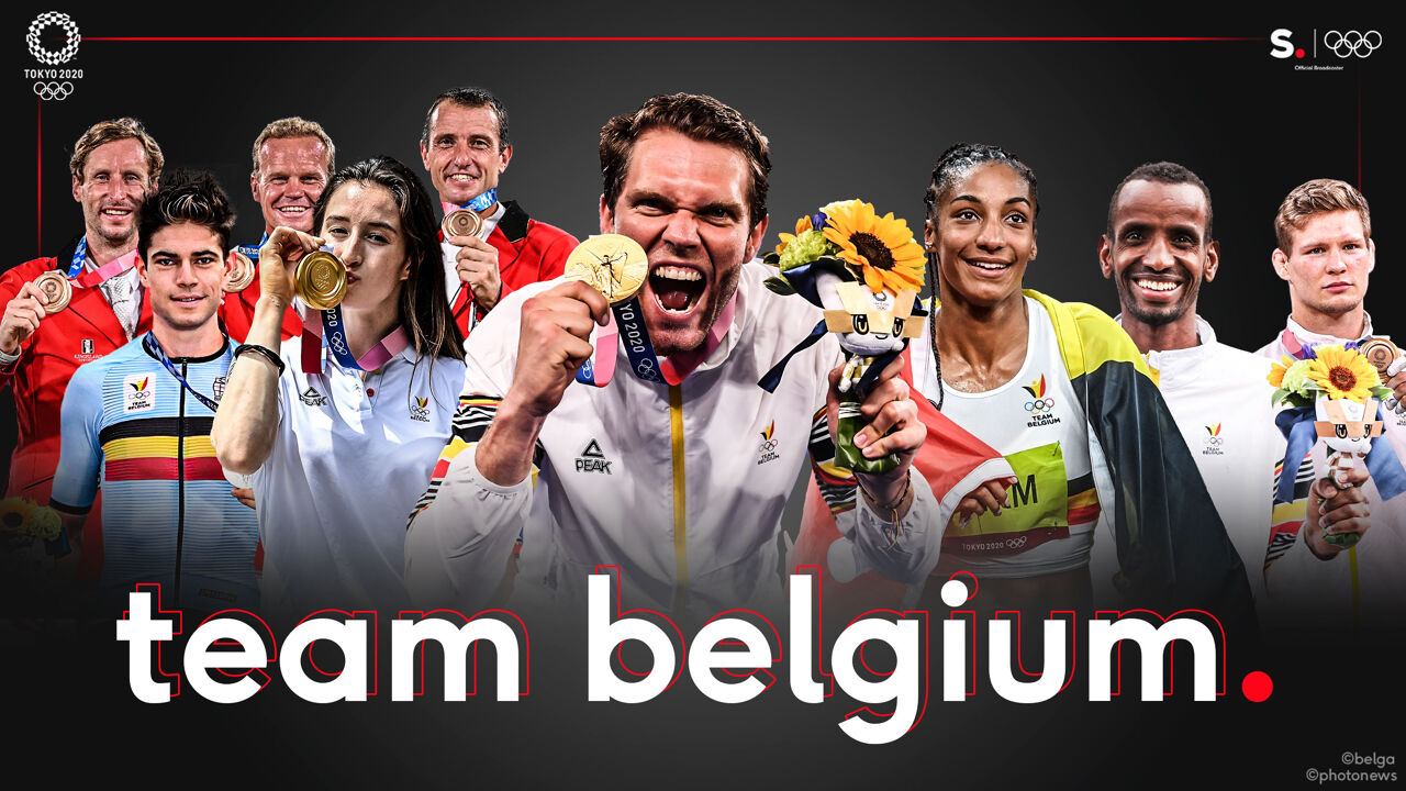 Team Belgium in Tokio 7 medailles, 7 keer 4e en 26 olympische diploma