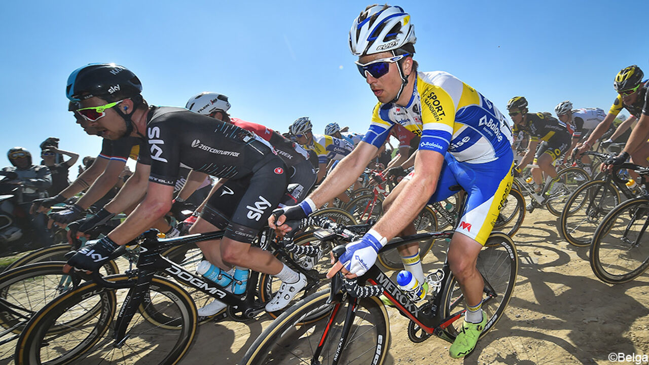 Piet Allegaert went with the best in Paris-Roubaix in 2017. Piet Allegaert went with the best in Paris-Roubaix in 2017.