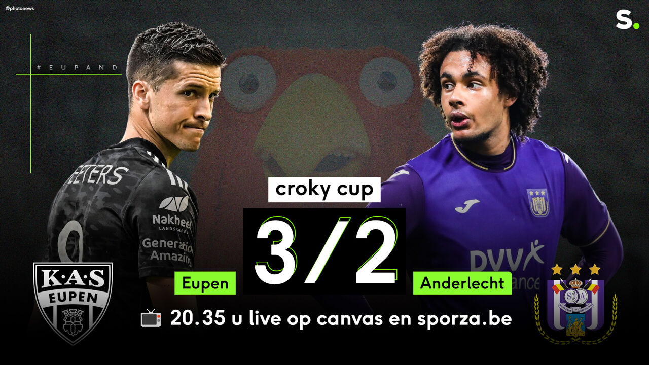 Durf Vermenigvuldiging Commotie Bekervoetbal: vanavond Gent-Club Brugge, kijk morgen naar Eupen-Anderlecht  | Croky Cup | sporza