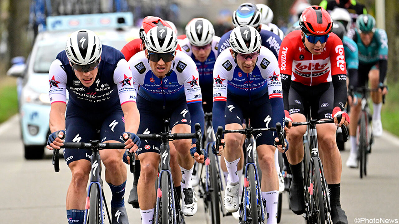 Het was vooral achtervolgen geblazen bij Quick Step dit voorjaar.