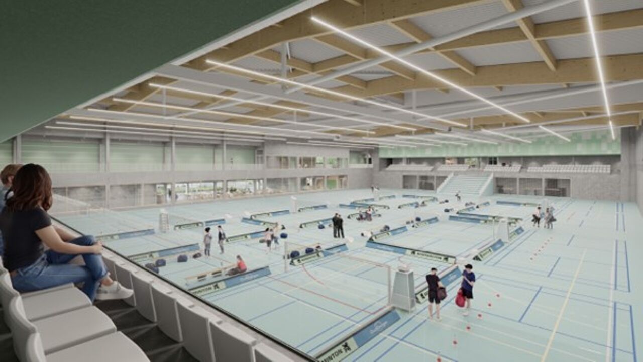Oudsbergen bouwt volgend jaar een sporthal die dubbel zo groot is als