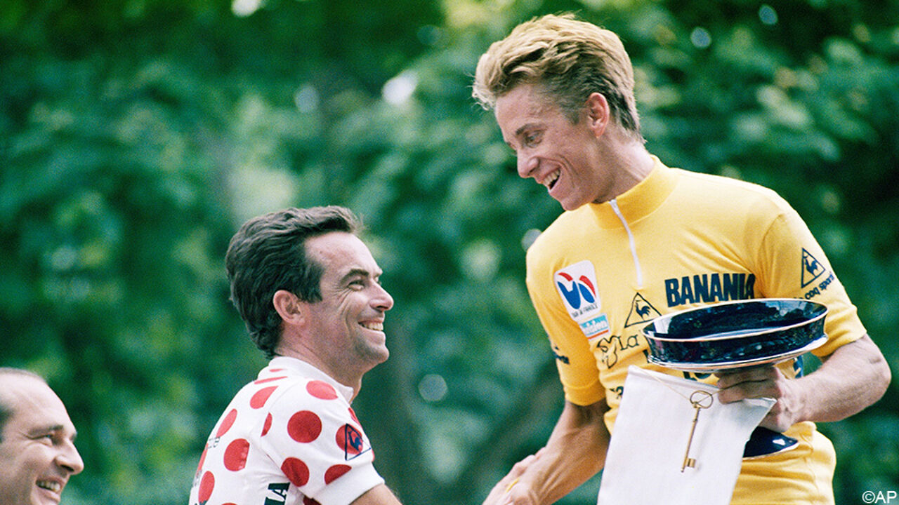 Uiteindelijk zou LeMond de Tour van 1986 winnen voor Hinault, die de bolletjestrui overhield aan al zijn aanvalswerk