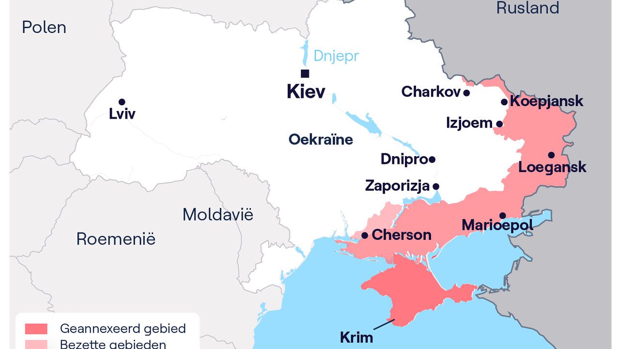 Russen geven toe dat ze zich naar oosten van Oekraïne terugtrekken