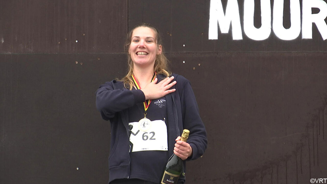 Bij de vrouwen won Melanie Mertens al voor de vierde keer de titel.