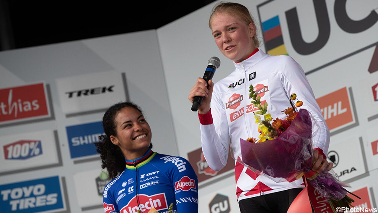 Ceylin Alvarado (l) en Fem van Empel.