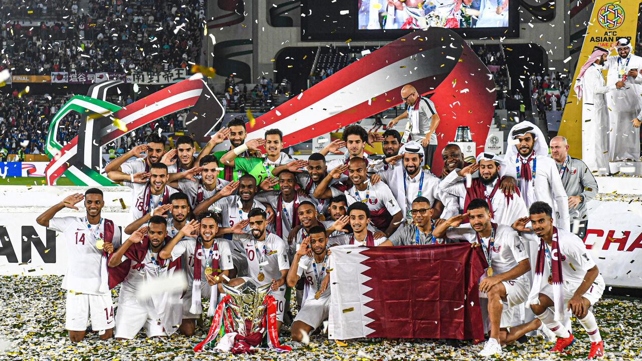 Qatar haalde het in de finale van de Asian Cup van Japan.