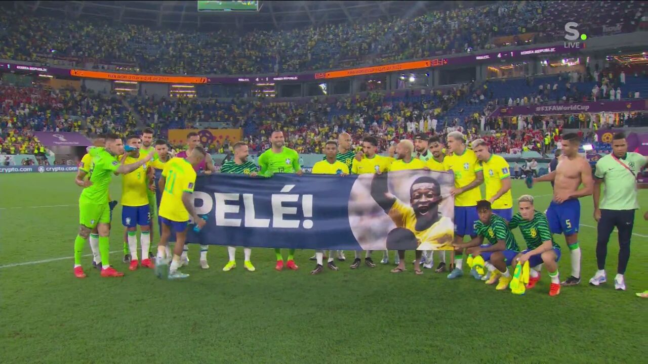 Spandoek voor Pele