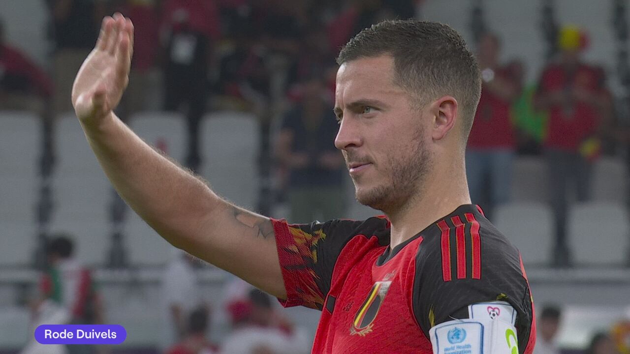 Eden Hazard neemt afscheid van de nationale ploeg | sporza