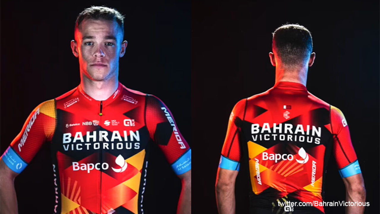 Wielertruitjes 2023: Bahrain Victorious onthult nieuwe tenue | wielrennen |  sporza