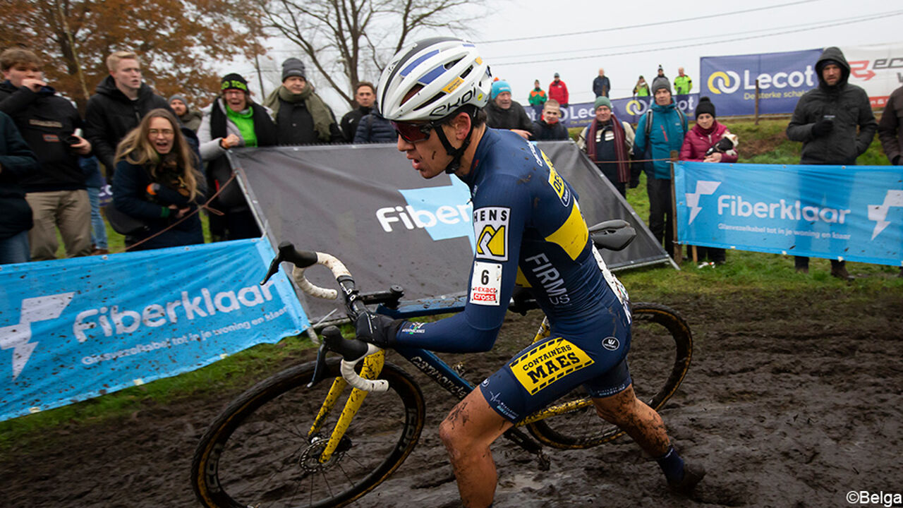 Tom Meeusen in his last cross for Essen on Saturday. " "