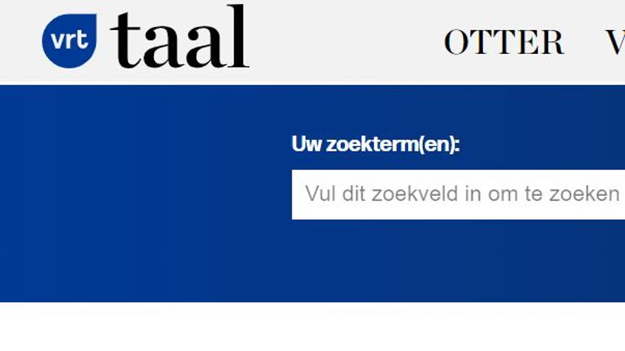 VRT Taalwebsite gaat volgend jaar offline VRT NWS nieuws