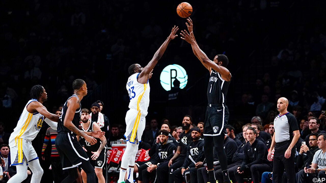Historic evening in Brooklyn with 91 points in the first half in a victory over Golden State |  NBA