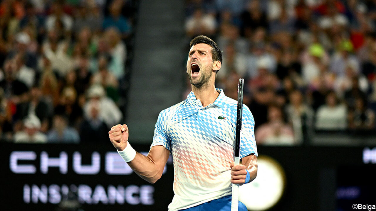 Novak Djokovic in the first leg of the Australian Open semi-finals |  Australian Open