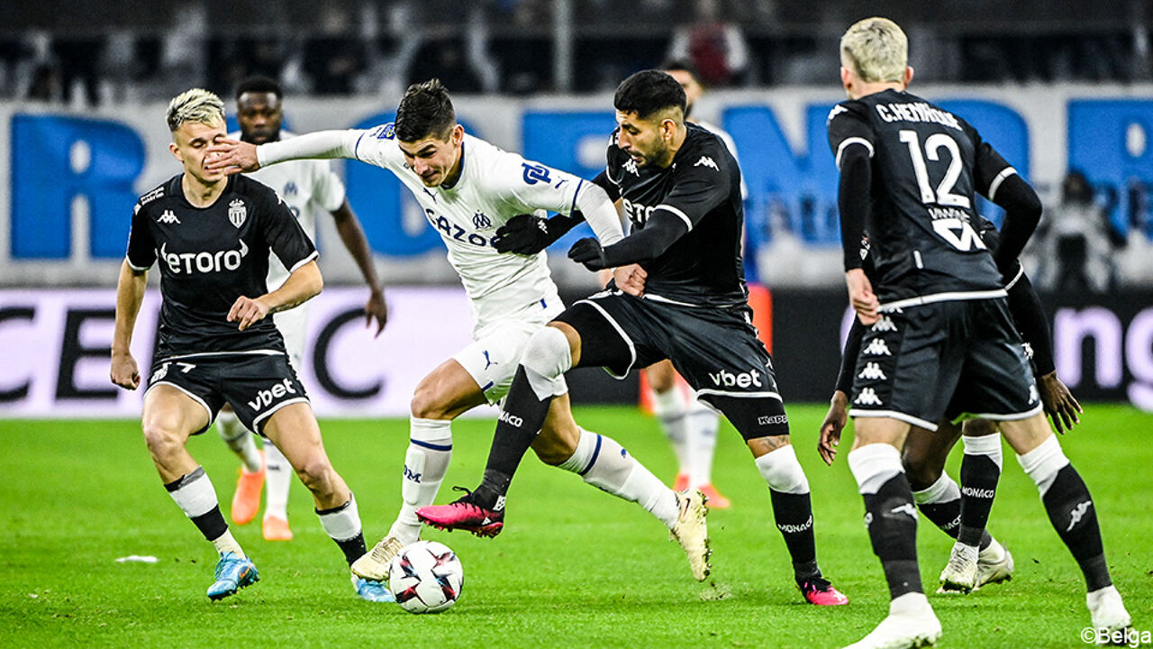 Marseille and Monaco share the cake in the Derby de la Mediterranee after a match with Two-Face |  League 1 Uber Eats 2022/2023