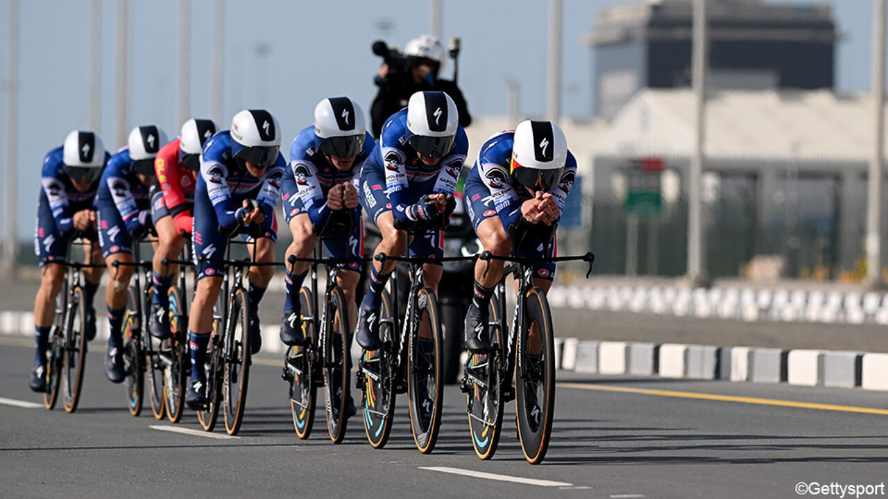 Soudal-Quick Step wins second battle in the team time trial of the UAE Tour |  UAE Tour 2023