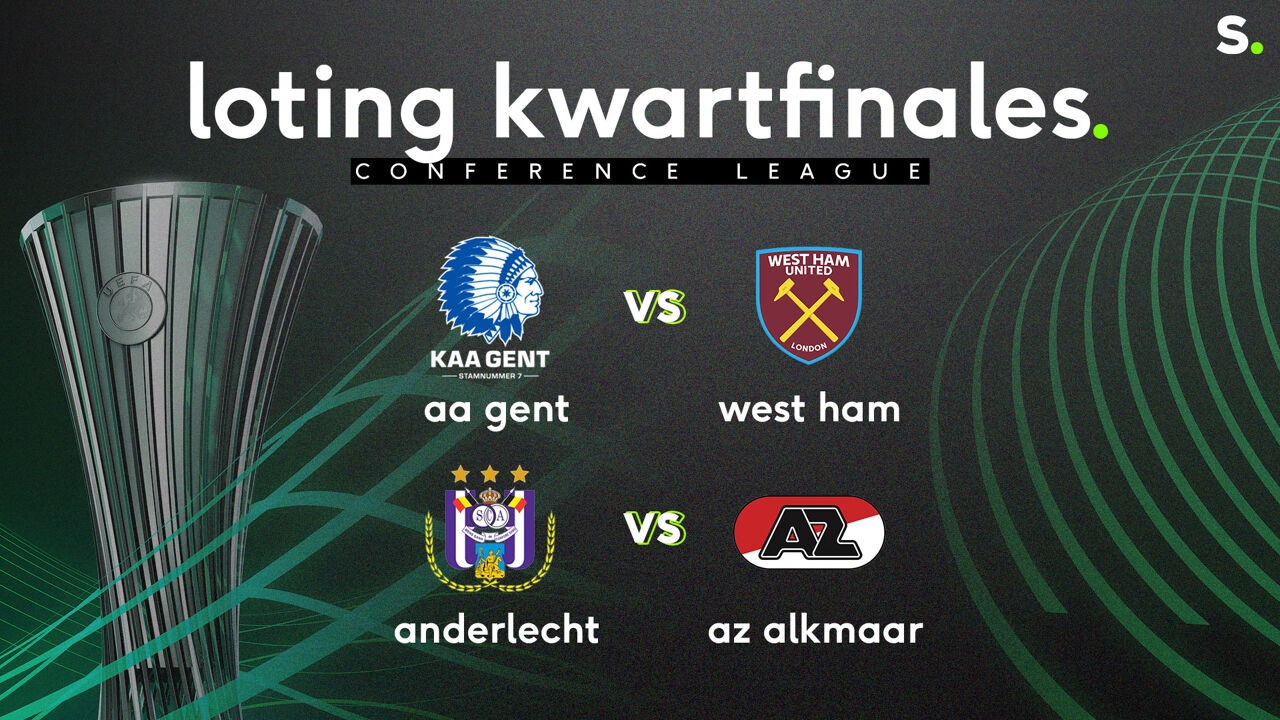 Nice draw for the Belgians in the Conference League: Ghent vs West Ham and Anderlecht vs Arizona |  conference league