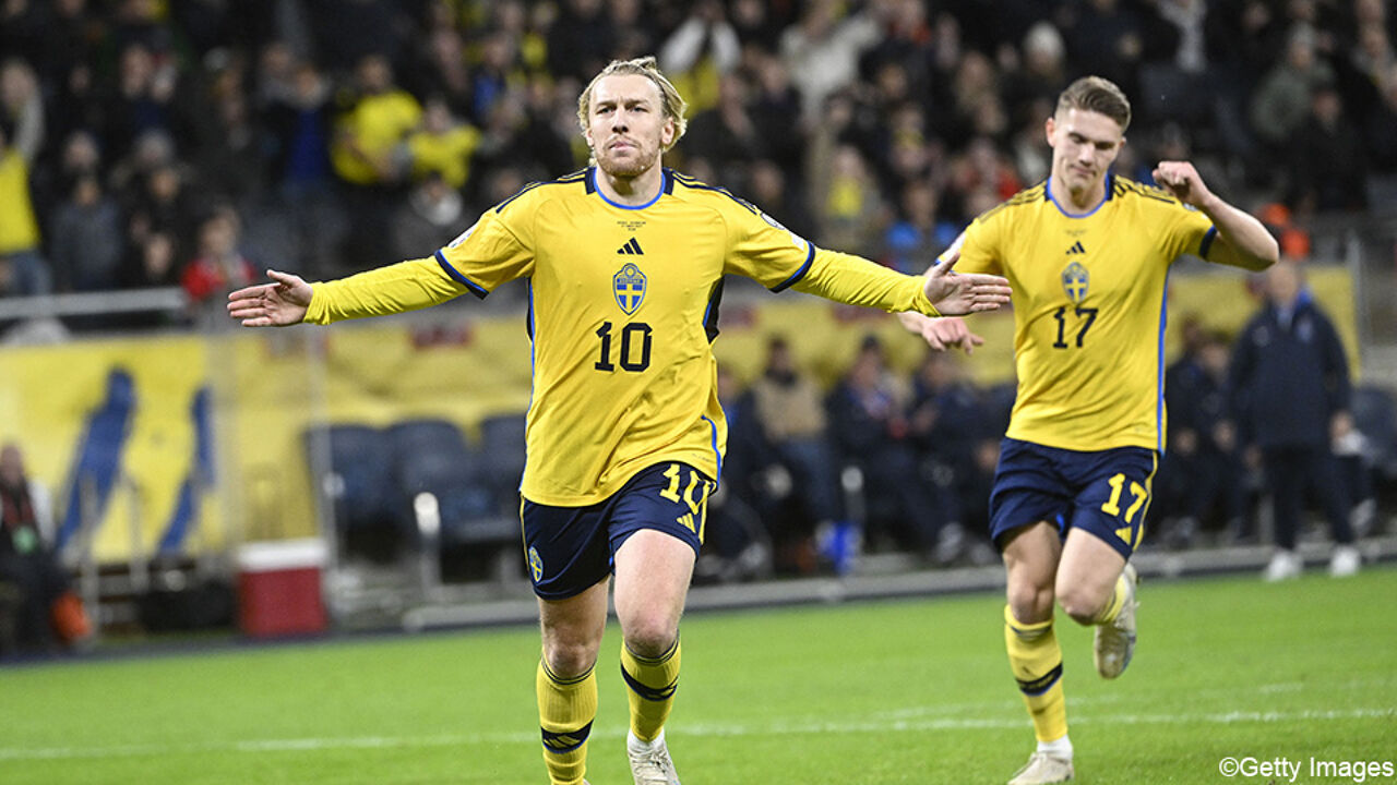 Sweden only escapes from Azerbaijan in the final stage |  European Championship 2024 qualifiers