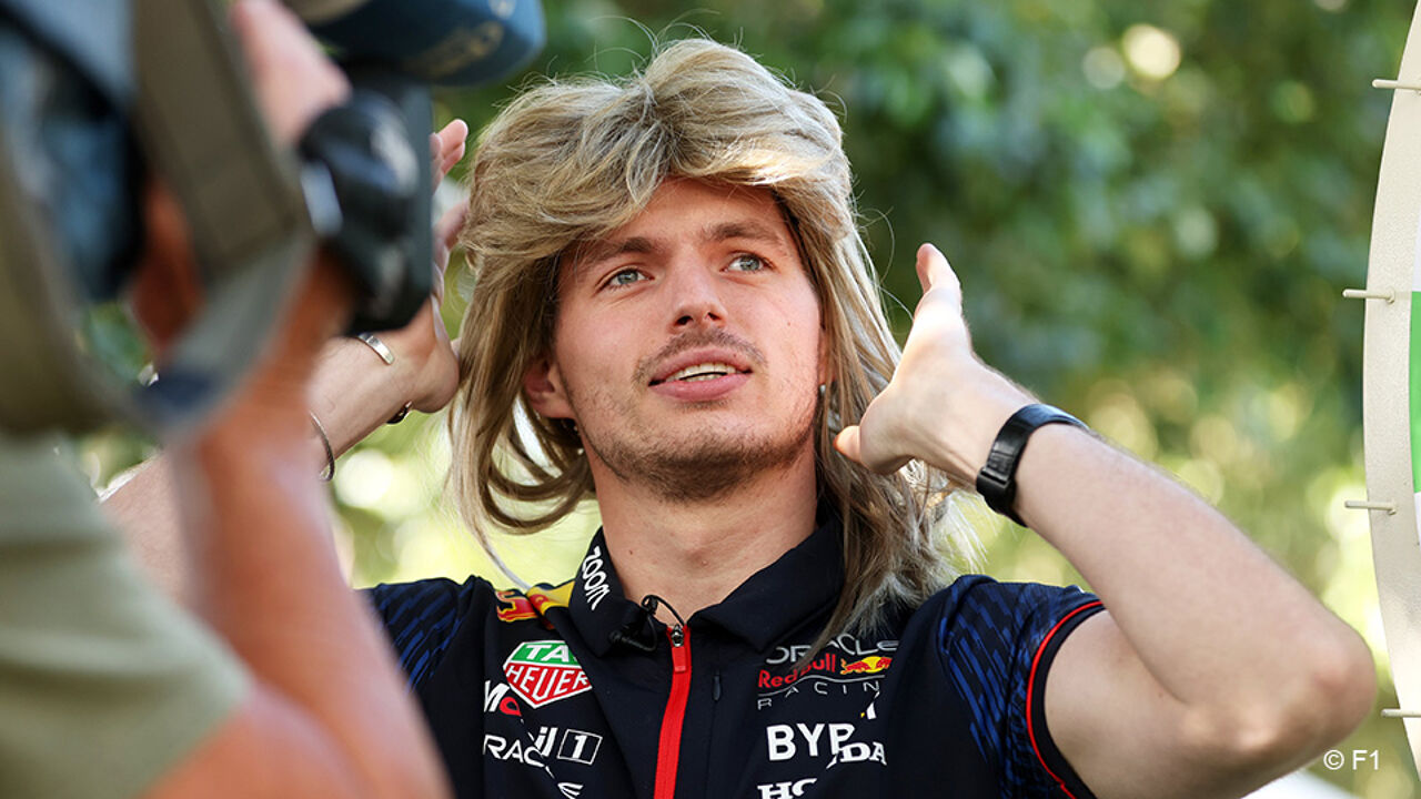 slaughter!  Max Verstappen with a neck rug in Australia |  distinct