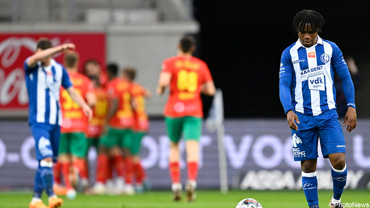 Un colpo improvviso è improbabile per il KAA Gent, che perde il posto tra le prime quattro contro il KV Oostende |  Jupiler Pro League 2022/2023