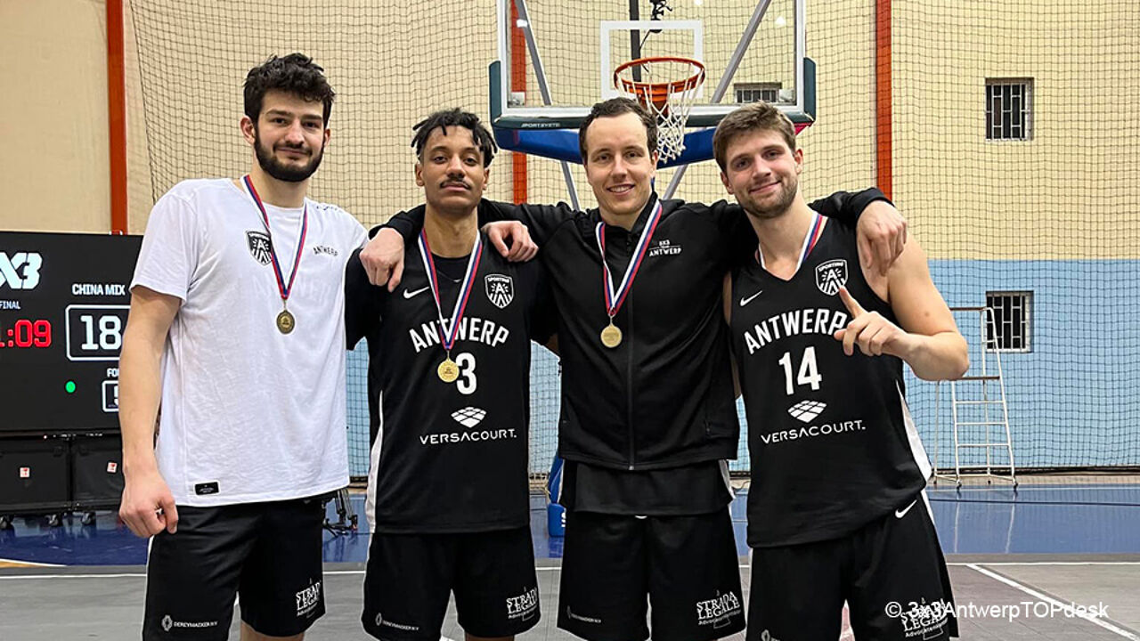 Team Antwerp qualify for the quarter-finals at the first WorldTour in Japan |  basketball 3×3