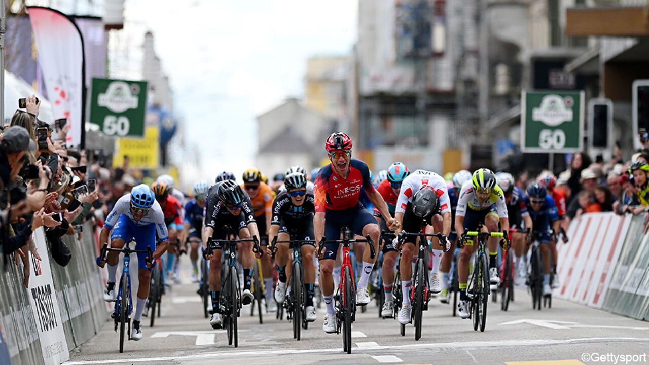 Итан Хейтер контролирует свои нервы и мчится к победе |  Романди Тур 2023