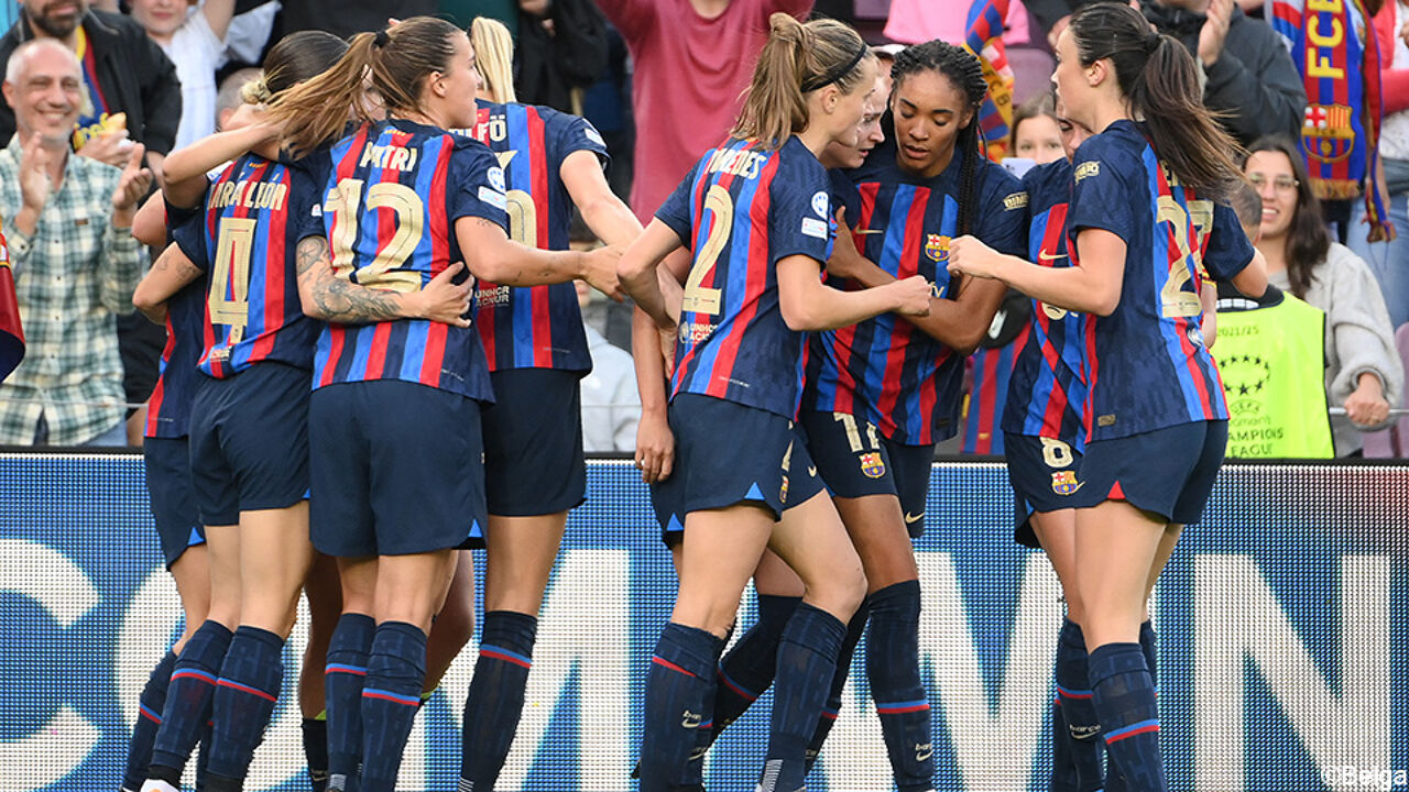 Vrouwen van Barcelona stoten door naar finale Champions League na gelijkspel tegen Chelsea sporza Vrouwen van Barcelona stoten door naar finale Champions League na gelijkspel tegen Chelsea sporza