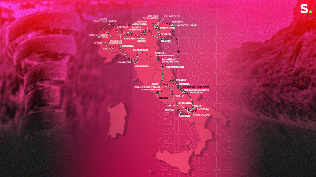 Il percorso del 106° Giro d’Italia: 3 prove e una terribile settimana finale |  Jirò