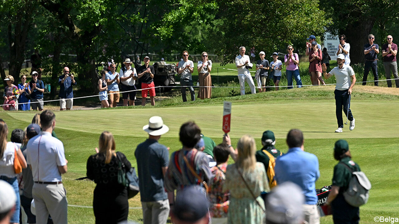 Thomas Pieters had vorig jaar een schare volgers op de Soudal Open.