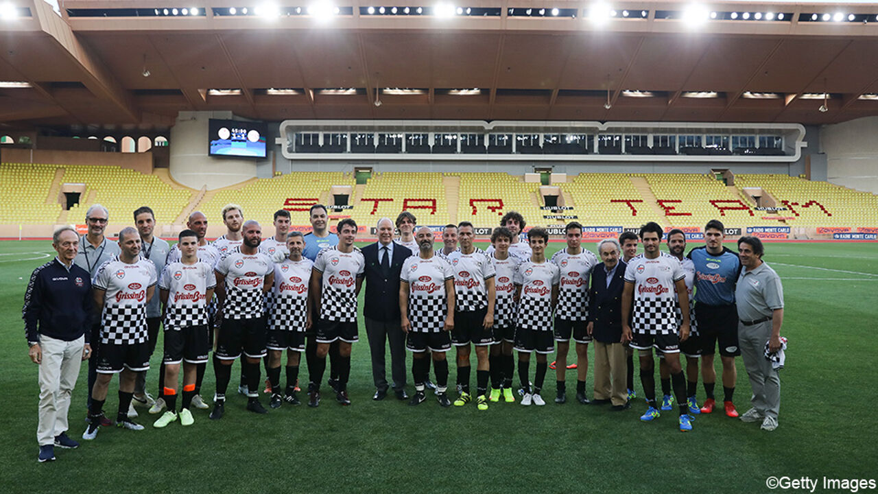 The Formula One drivers' team will play with a close finish mark. Formula 1 drivers