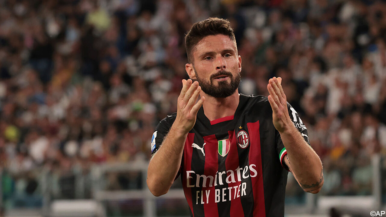 Olivier Giroud leads Milan to the Champions League at the top of the Juventus match |  Series A TIM 2022/2023