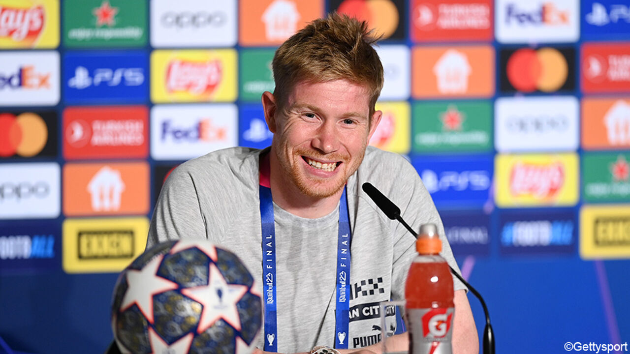 De Bruyne scherza prima della finale di CL: “Colpo di fulmine con Haaland? Sono contento con mia moglie” |  Champions League