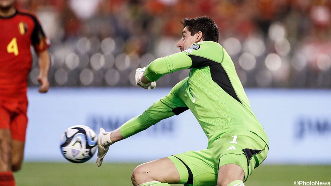 Crucial save from Courtois prevents 1-2. Courtois