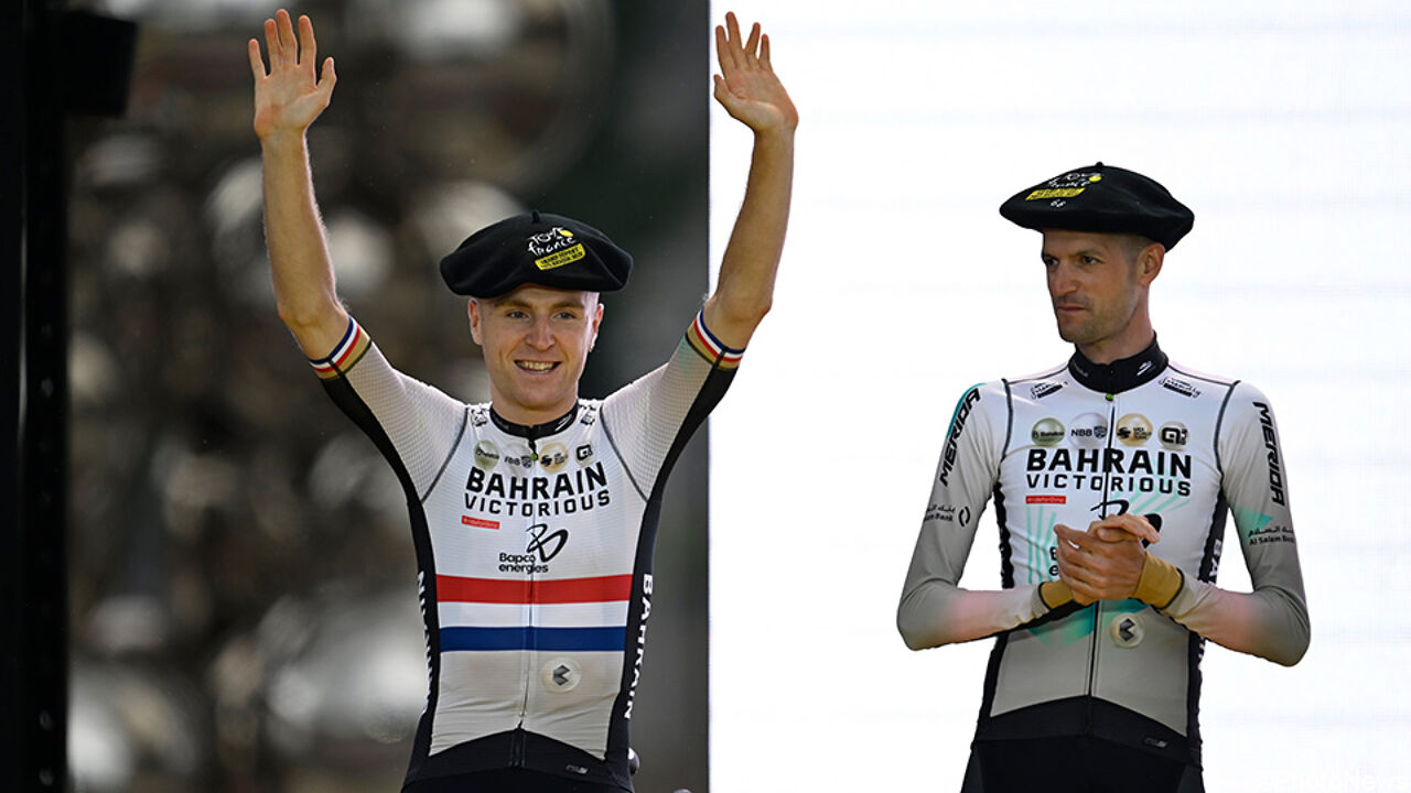 Fred Wright (Bahrain Victorious) is de Britse kampioen.