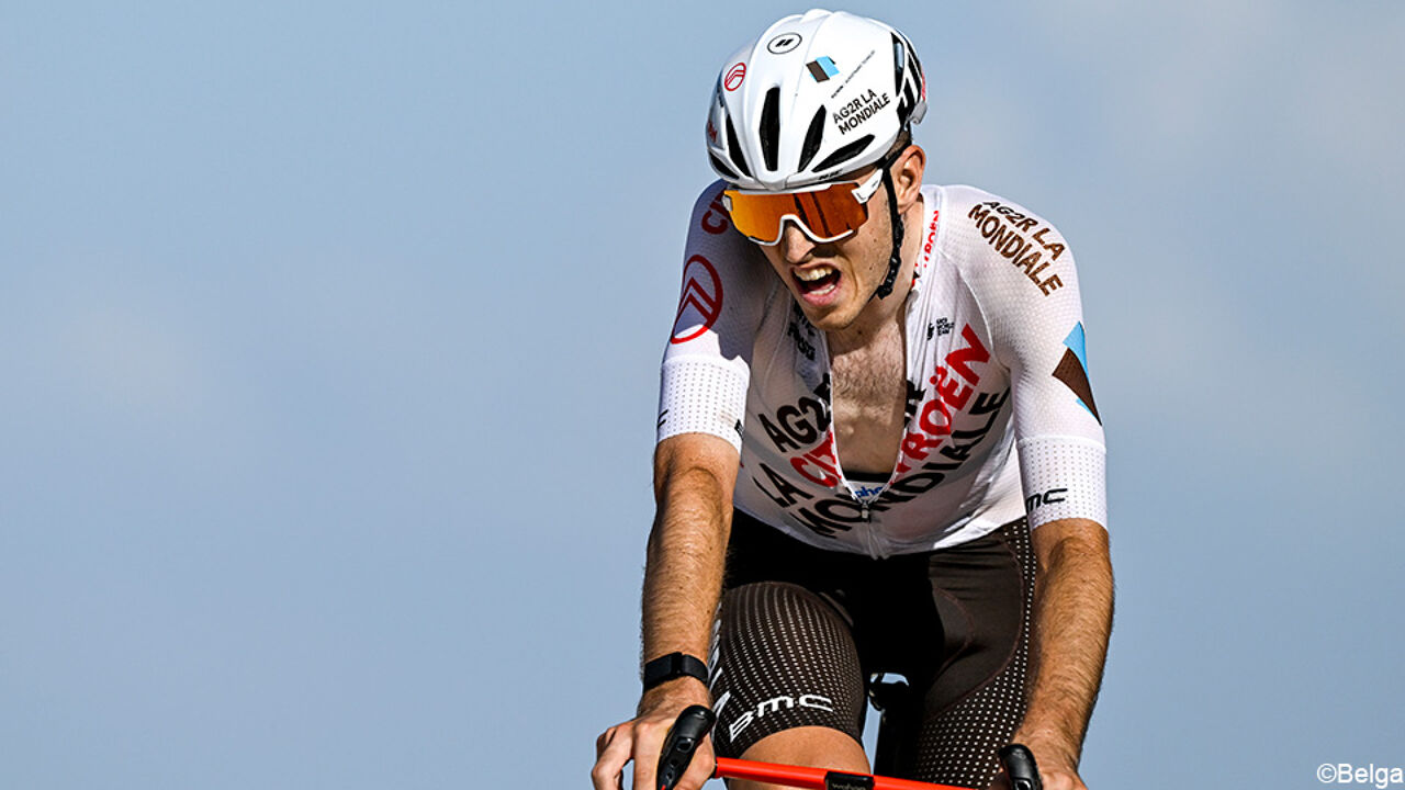 French climber Clément Berthet scores well on tour director David van der Poel's team. Clement Berthet