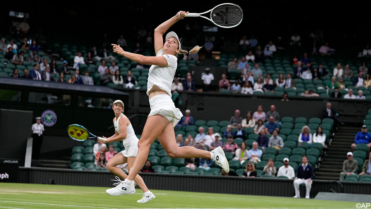 Just like in 2022, Elise Mertens lost the doubles final at Wimbledon |  Wimbledon 2023