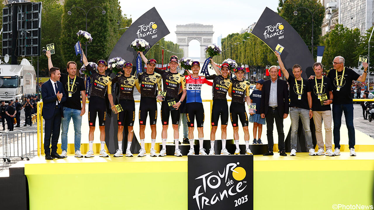 Jumbo-Visma снова забирает больше всего призовых, а крохи достаются Team DSM|  Тур де Франс