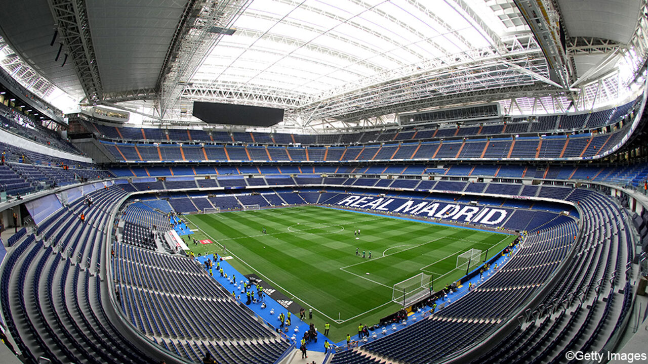 Real Madrid's Bernabeu stadium has a modern look. Bernabeu Stadium