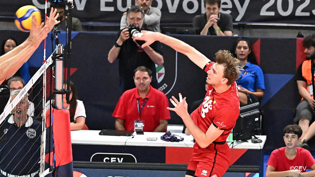 The Red Dragons team loses to Germany and suffers its third defeat in the European Championship |  European Volleyball Championship